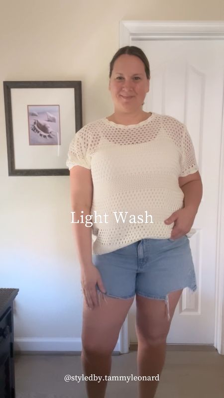 Summer shorts try on haul! I included linen, black denim, navy, light wash, and white denim in my coastal capsule. So many cute warm weather outfits can be created with these closet basic staples.

Wearing size: 18

#LTKfindsunder50 #LTKplussize #LTKSeasonal