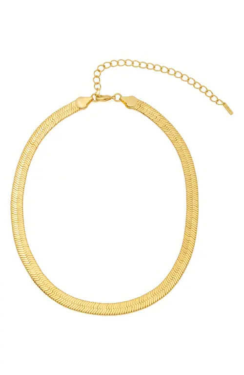 st. Moran Herringbone Chain Necklace in Gold at Nordstrom | Nordstrom