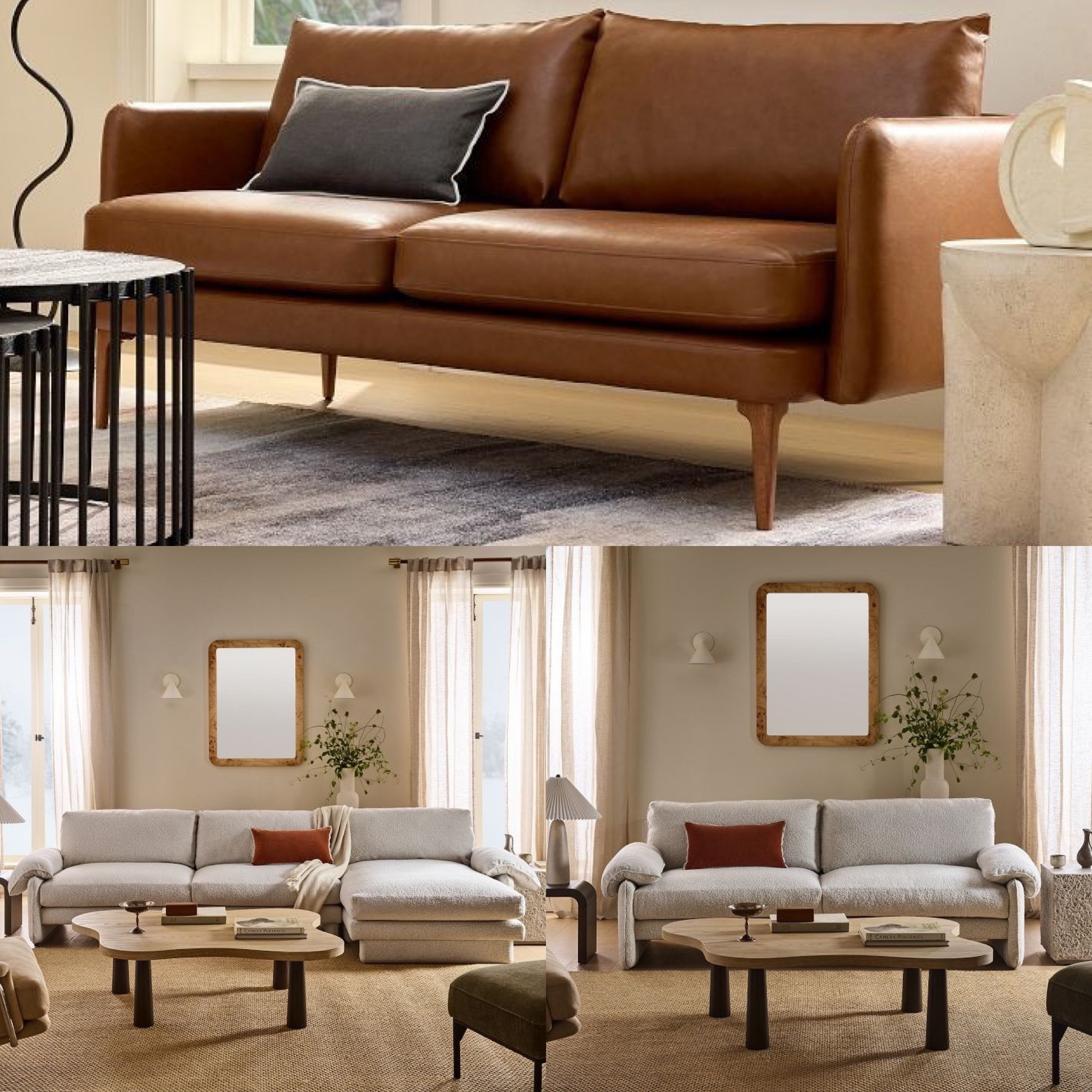 Parry Leather Sofa (86)