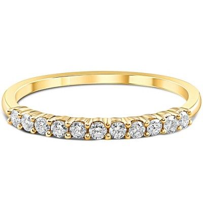 Pompeii3 1/4ct 14K Yellow Gold Diamond Wedding Anniversary Ring Band | Target