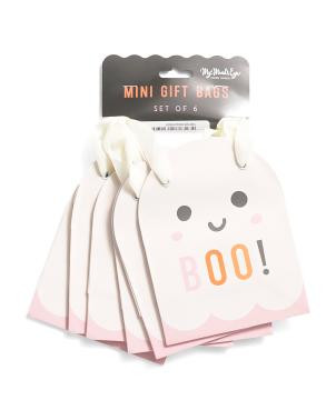 6Pk Boo Ghost Treat Bags | TJ Maxx