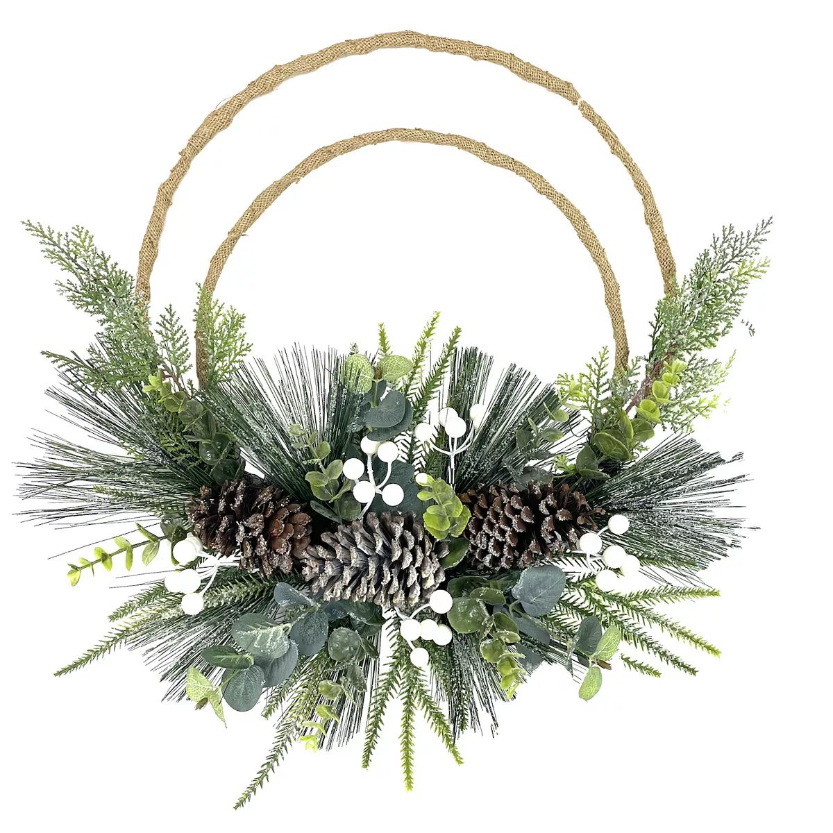 St. Nicholas Square® Pine Berry Half Wreath Decor | Kohl's