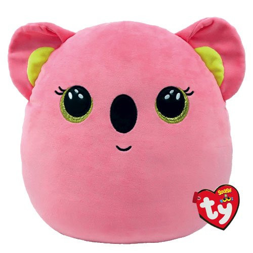 TY Squish-A-Boos Plush - POPPY the Pink Koala Bear (Small Size - 10 inch) | Walmart (US)