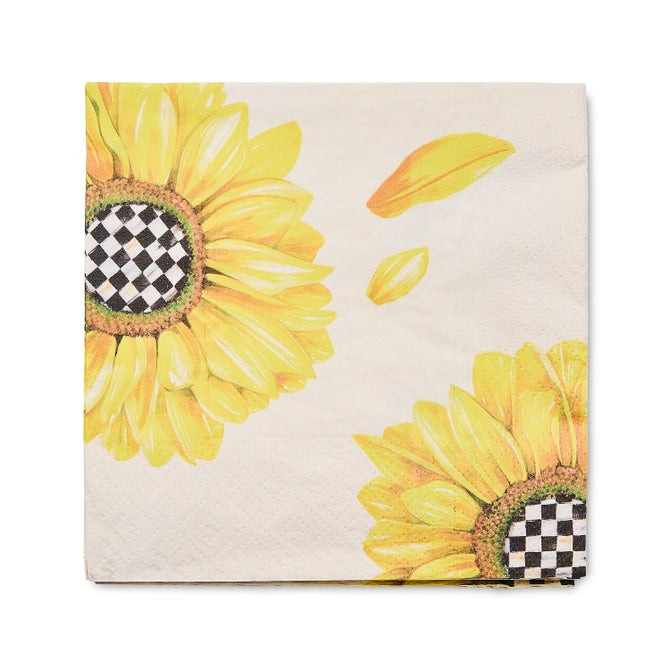 Sunflower Dinner Paper Napkins | MacKenzie-Childs