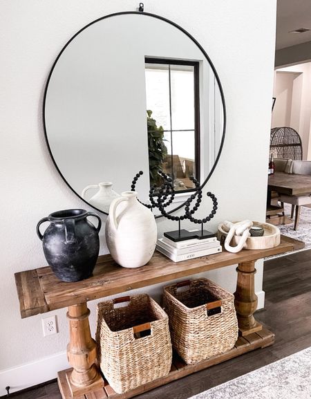 Our entryway console table and mirror on major sale today!! 🚨

#LTKsalealert #LTKhome #LTKstyletip