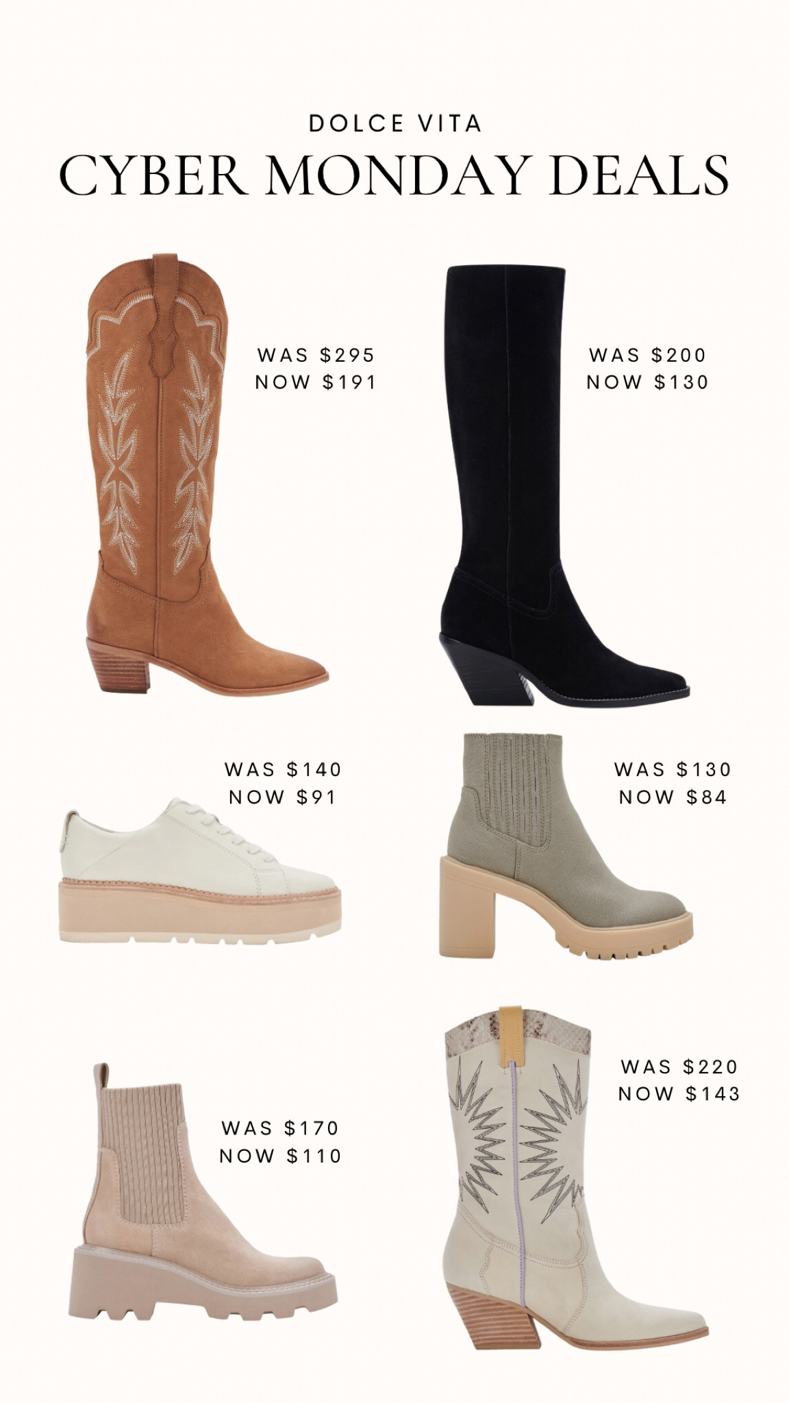 Dolce Vita 35% off sitewide!

#LTKCyberweek #LTKunder100 #LTKshoecrush