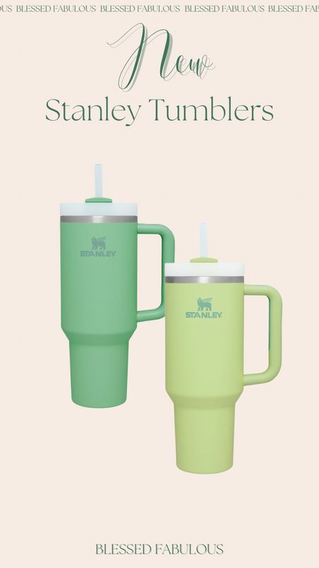 New gorgeous green Stanley tumbler cup colors! Spring, summer, St. Patrick’s day, Jade, Lime, 


#LTKunder50 #LTKFind #LTKSeasonal