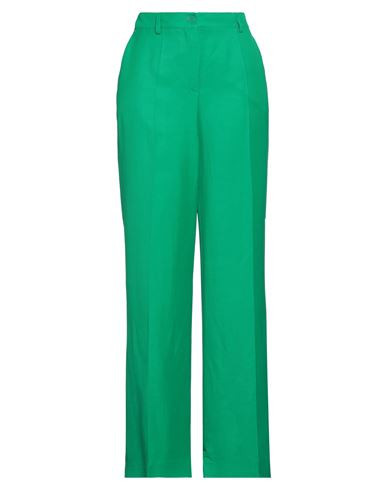P. a.r. o.s. h. Woman Pants Green Size M Viscose, Linen | YOOX (US)