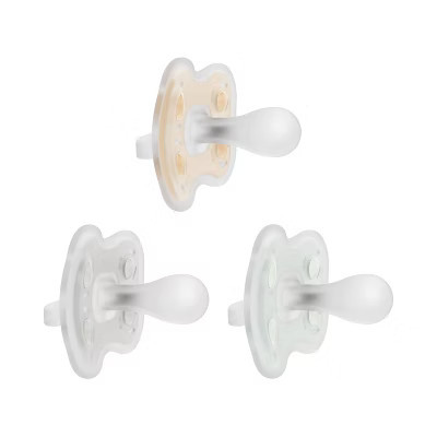 Dr. Brown's Advantage One Piece Silicone Pacifiers 0 - 6m - Neutral - 3pk | Target