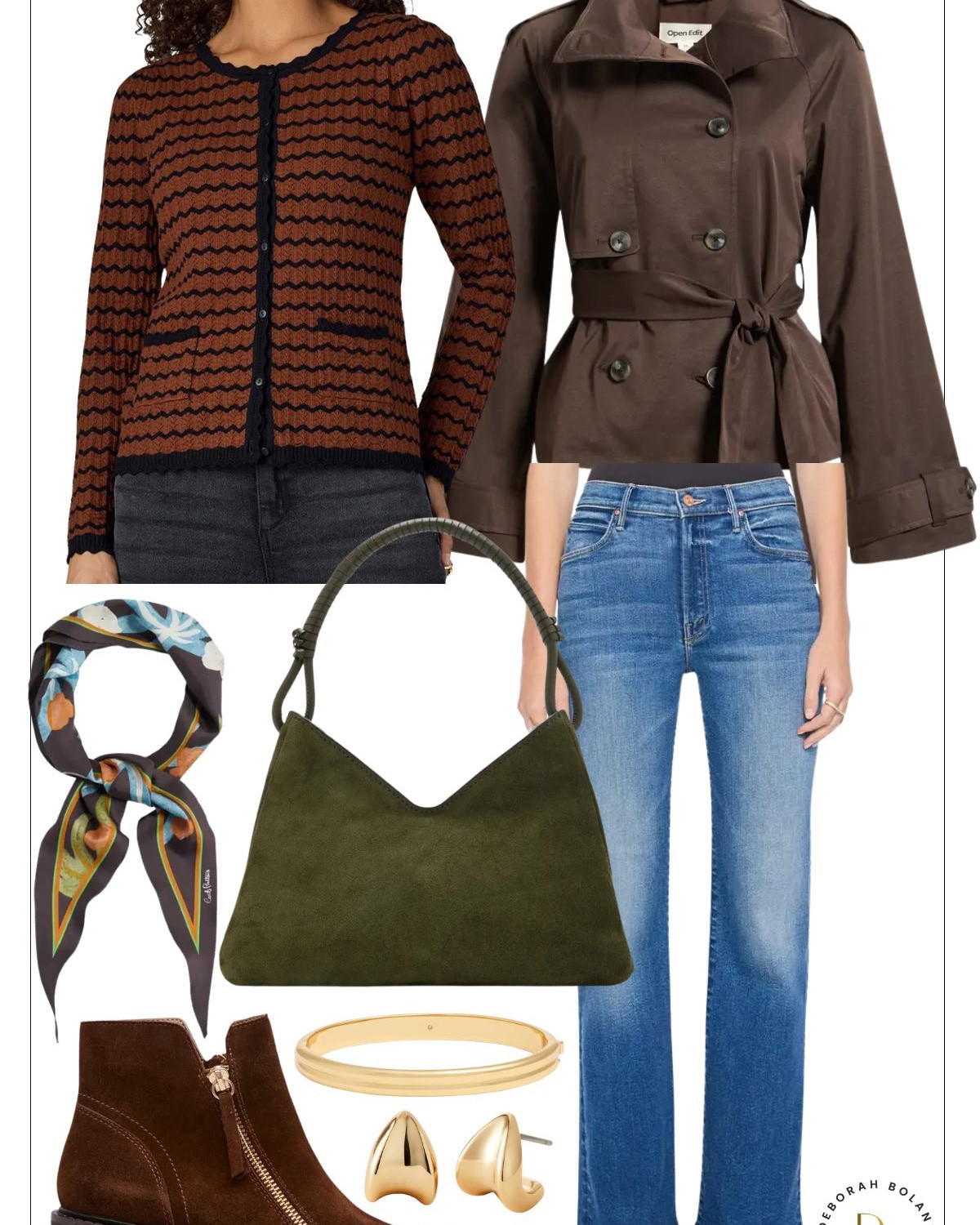 A black and brown cardigan is one of those wardrobe staples that works with almost everything 🤎🖤 Whether you dress it up or keep it casual, it’s the perfect layering piece. Four easy ways to wear it—which look is your favorite? ✨

#LTKSeasonal #LTKOver40 #LTKSaleAlert