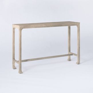 Belmont Shore Curved Foot Console Table Knock Down Natural - Threshold™ designed with Studio Mc... | Target