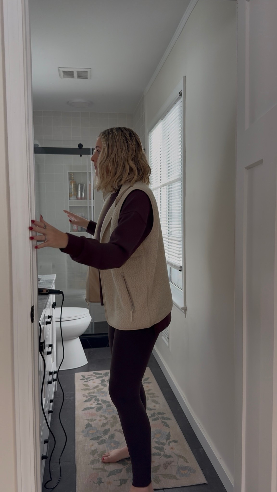 Elevated comfy cozy outfit! Wearing a size 8 in leggings, size L in top and L in vest! 

#LTKootd #LTKSeasonal #LTKTall