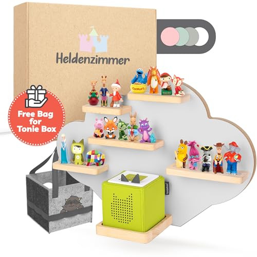 Heldenzimmer - Tonie Shelf Cloud for Tonies and Tonie Box - Tonies Storage for All Your Tonies Accessories | Amazon (US)