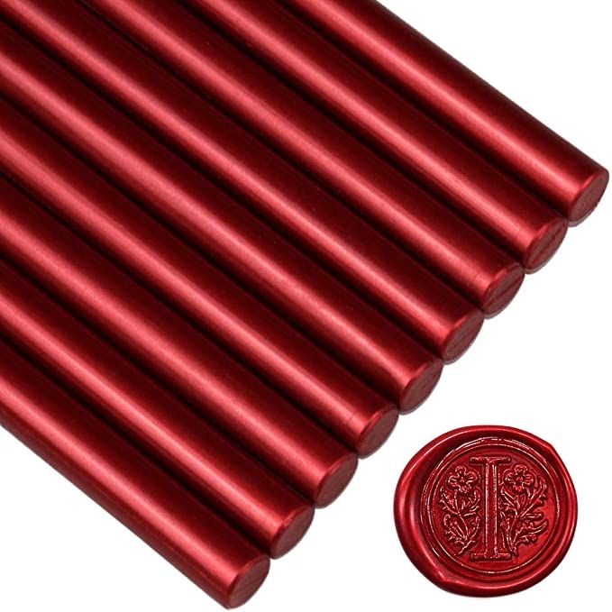 Sealing Wax Rod Blood Red for Standard Size Glue Gun - 5.4"(L) | Amazon (US)