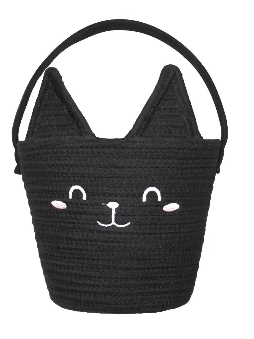 Cat Rope Halloween Basket | JoJo Mommy
