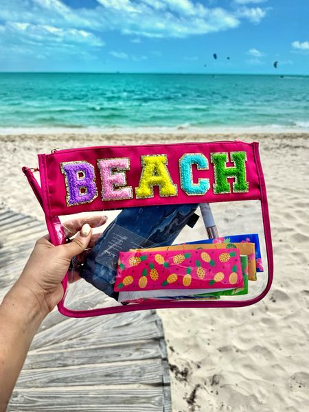 The cutest beach pouch to throw in your beach bag!!!

#LTKitbag #LTKswim #LTKfindsunder50