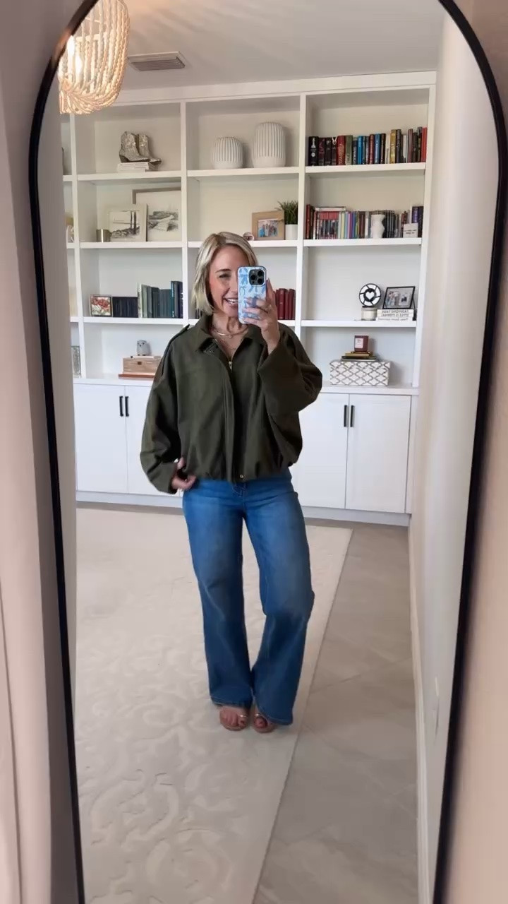 Amazon - lightweight fall jackets. Suede Cropped Bomber Jacket - size small. 9 colors. 

#LTKOver40#LTKSeasonal#LTKPetite