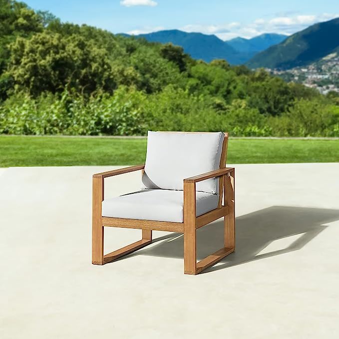 Alaterre Furniture Grafton Outdoor Chair, Natural | Amazon (US)