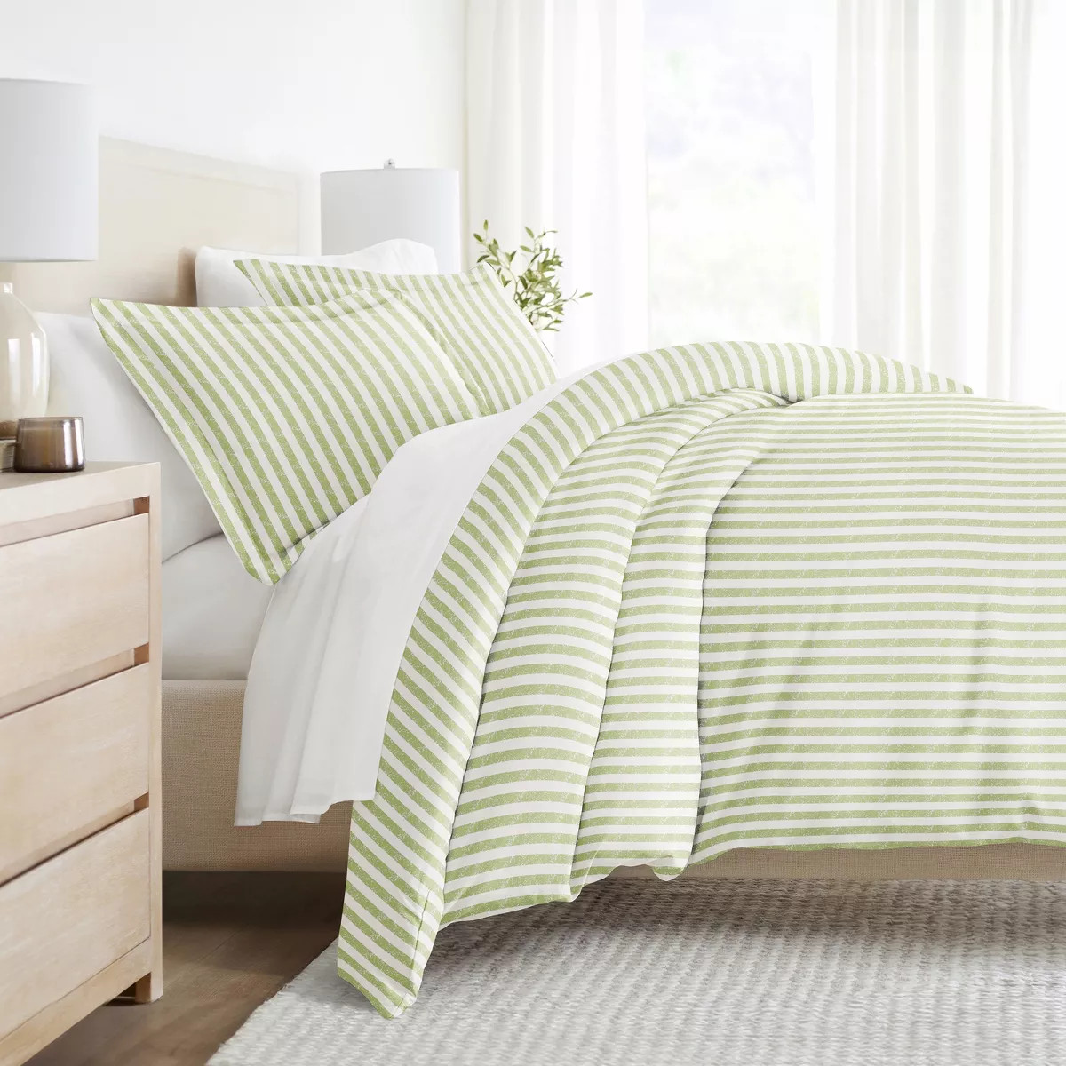 Stripe Pattern Premium Ultra Soft 3PC Duvet Cover & Shams Set - Becky Cameron (Shams Included), P... | Target