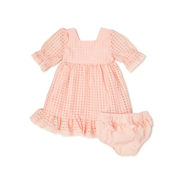 Wonder Nation Baby and Toddler Girls’ Easter Dress, 3M-5T - Walmart.com | Walmart (US)