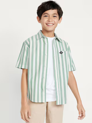 Short-Sleeve Oxford Shirt for Boys | Old Navy (US)