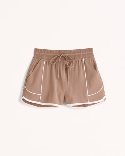 Women's YPB High Rise Lined Workout Shorts | Women's New Arrivals | Abercrombie.com | Abercrombie & Fitch (US)