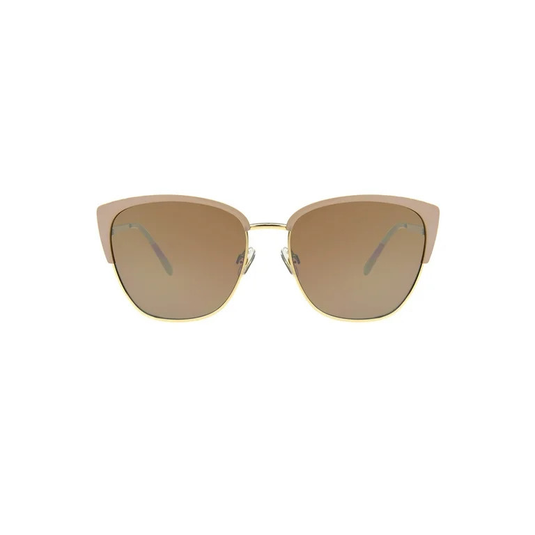 Foster Grant Women's Cat Eye Fashion Sunglasses Tan | Walmart (US)