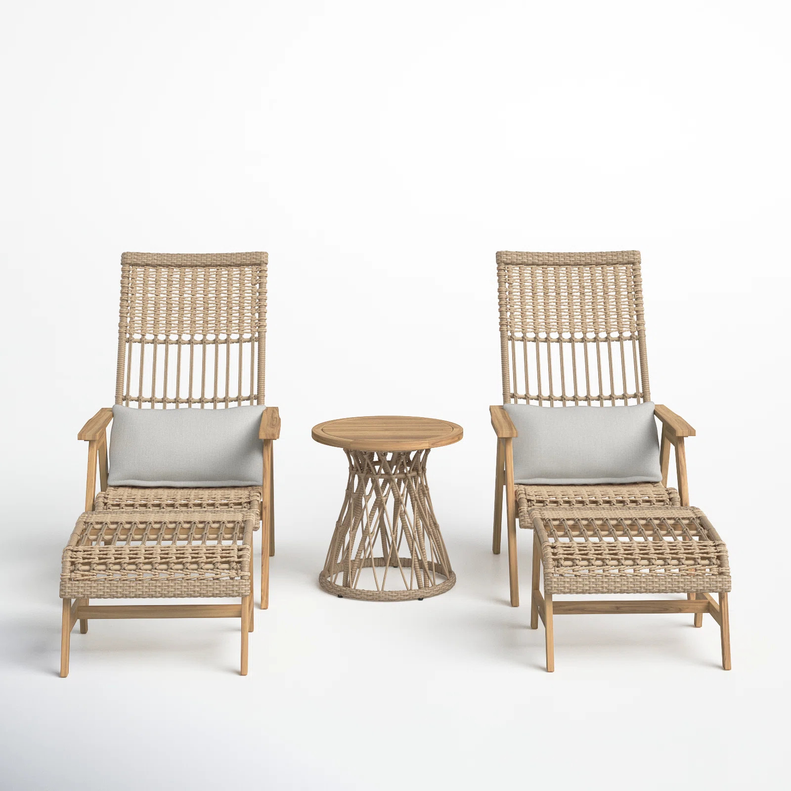 Anyston 5 Piece Teak Seating Group | Birch Lane