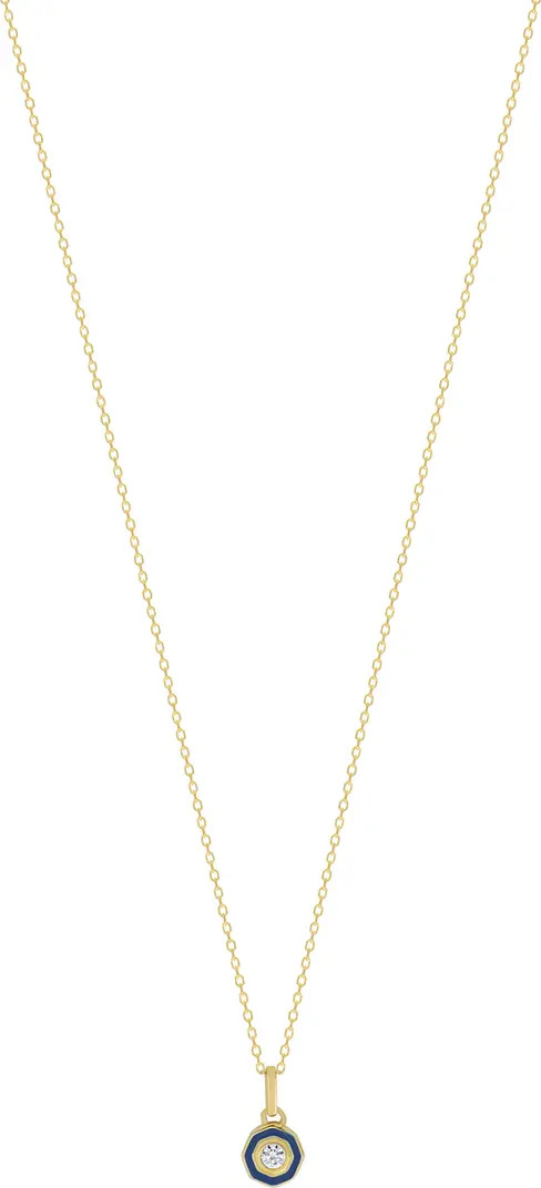 Icon Diamond Bezel Pendant Necklace | Nordstrom