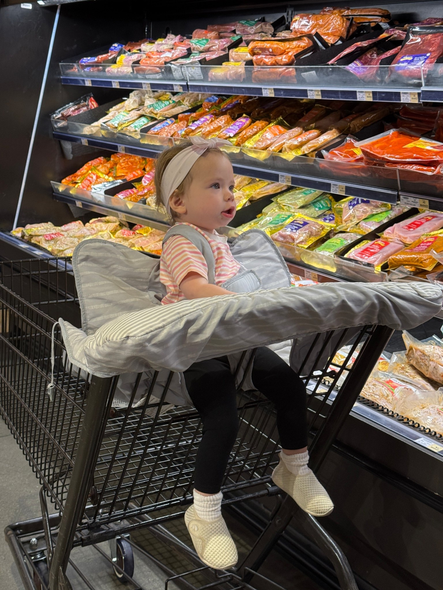Yes I’m that mom who is grossed out by carts and high chairs and if you are too you need this cart cover :) #moms #toddlermoms #mommusthaves 

#LTKBaby #LTKFamily #LTKKids