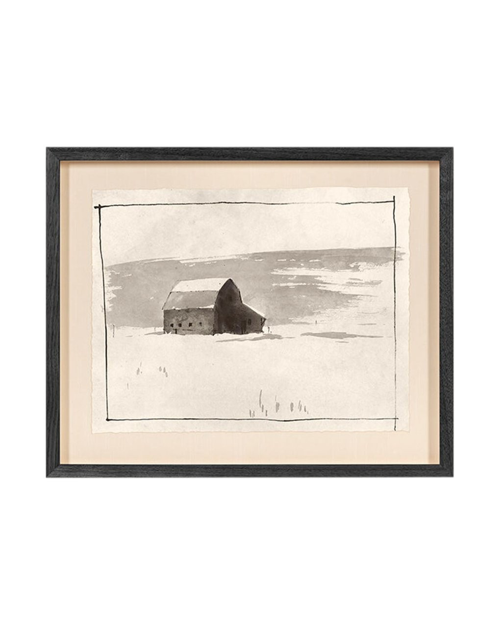 Watercolor Barn I | McGee & Co.