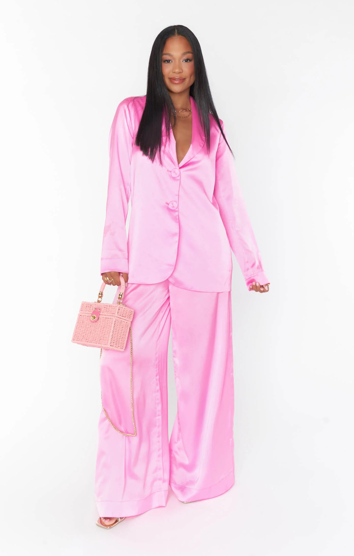 Roxy Rattan Bag ~ Pink | Show Me Your Mumu