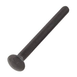 DECKMATE 3/8 in. -16 x 4 in. Black Deck Exterior Carriage Bolt 814696 - The Home Depot | The Home Depot