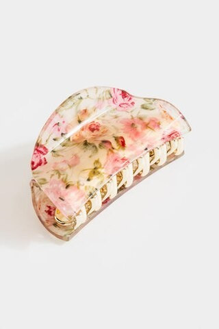 Fiona Floral Claw Clip | Francesca's