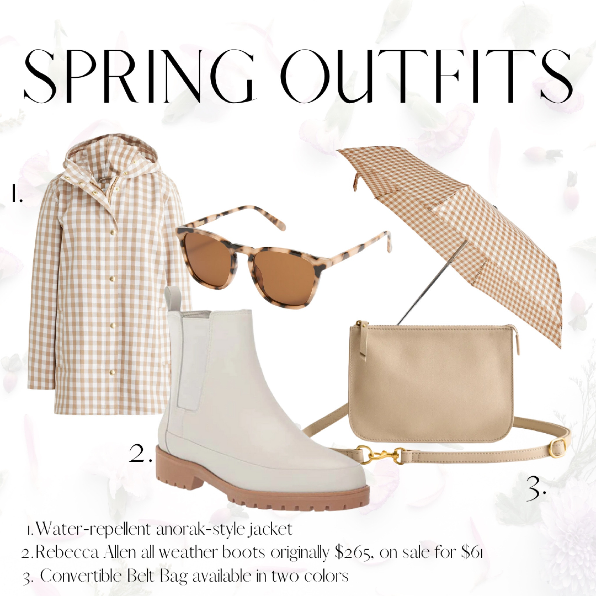 Spring outfit idea! I love this anorak jacket for rainy days. All weather boots are final sale, so check sizing reviews.


Spring outfit, rain jacket, rain boots, spring outfits 

#LTKStyleTip #LTKSaleAlert