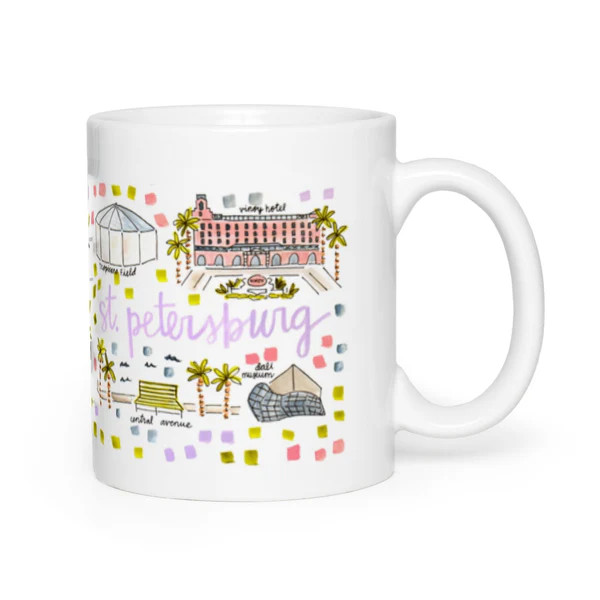 St. Petersburg, FL Map Mug | Evelyn Henson