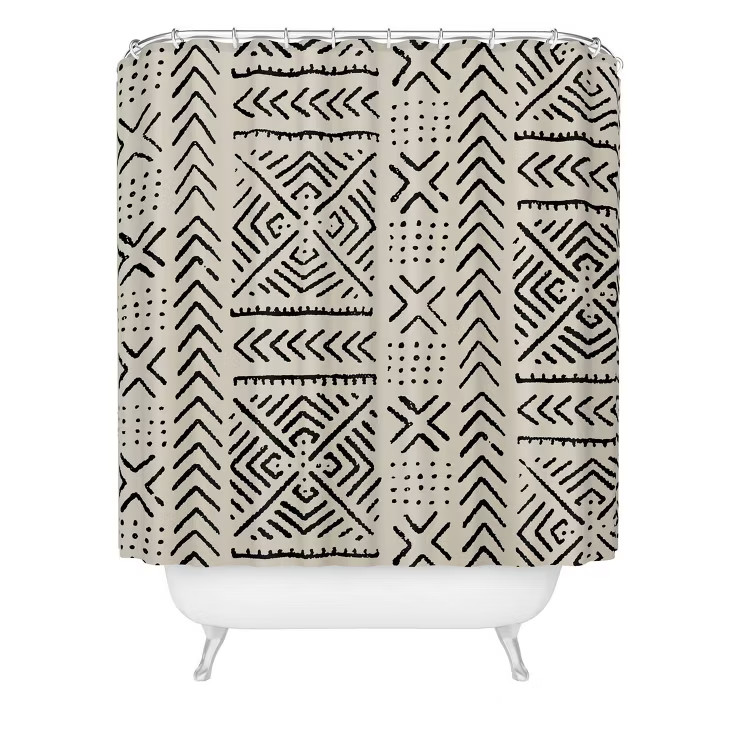 Inspired Cloth Shower Curtain by Thinline Studio - society6 | Target