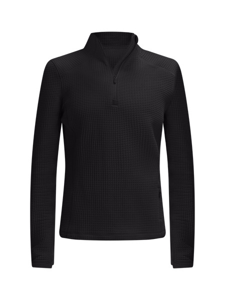 Waffle-Knit Half-Zip Long-Sleeve Shirt | Lululemon (US)