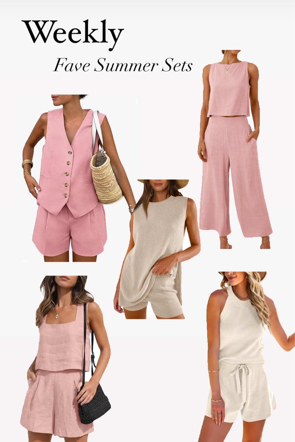 Summer Outfits 
Summer Two Piece Sets 
Weekly Favorites 
Summer OOTD 

#LTKFindsUnder50 #LTKSeasonal