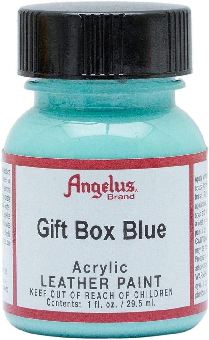 Angelus Acrylic Leather Paint, Gift Box blue, 1 oz. | Amazon (US)
