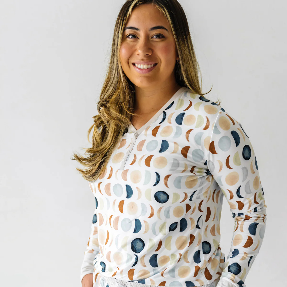 Luna Neutral Women's Pajama Top | Little Sleepies