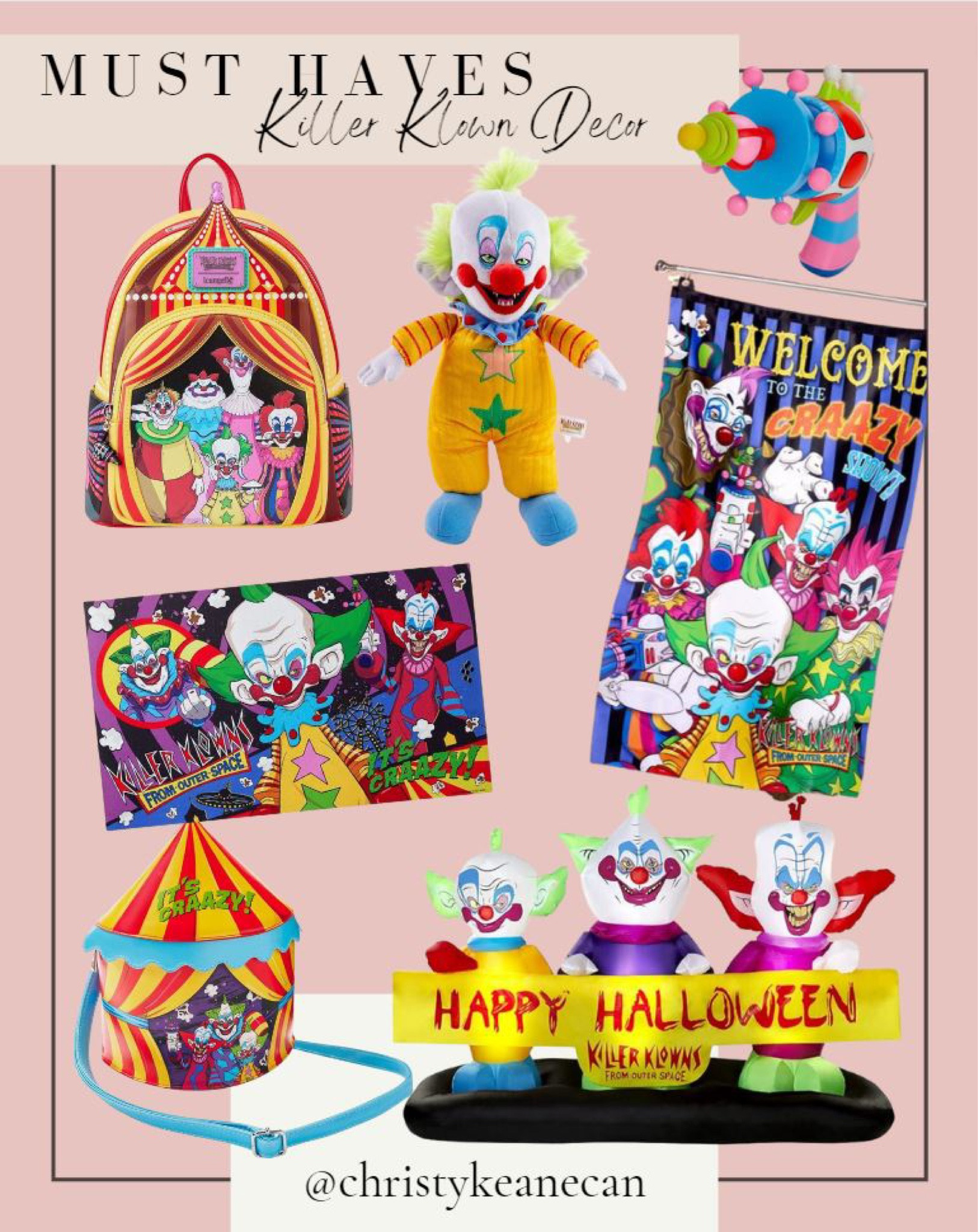 Where are my fellow Killer Klowns from Outer Space fans?! 🤡🔪🚀🙋‍♀️
Celebrate Halloween with a twist! Here I share my top pics for decor and novelty items inspired by this cult classic. Perfect Halloween (or year round) decorations for any KKFOS fan 🎃

#killerklownsfromouterspace #halloween #halloweendecor #kkfos 

#LTKfindsunder100 #LTKHalloween #LTKhome