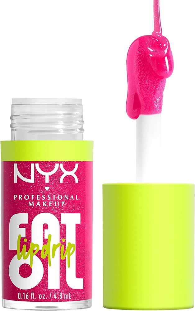 NYX PROFESSIONAL MAKEUP Fat Oil Lip Drip, Moisturizing, Shiny and Vegan Tinted Lip Gloss - Superm... | Amazon (US)