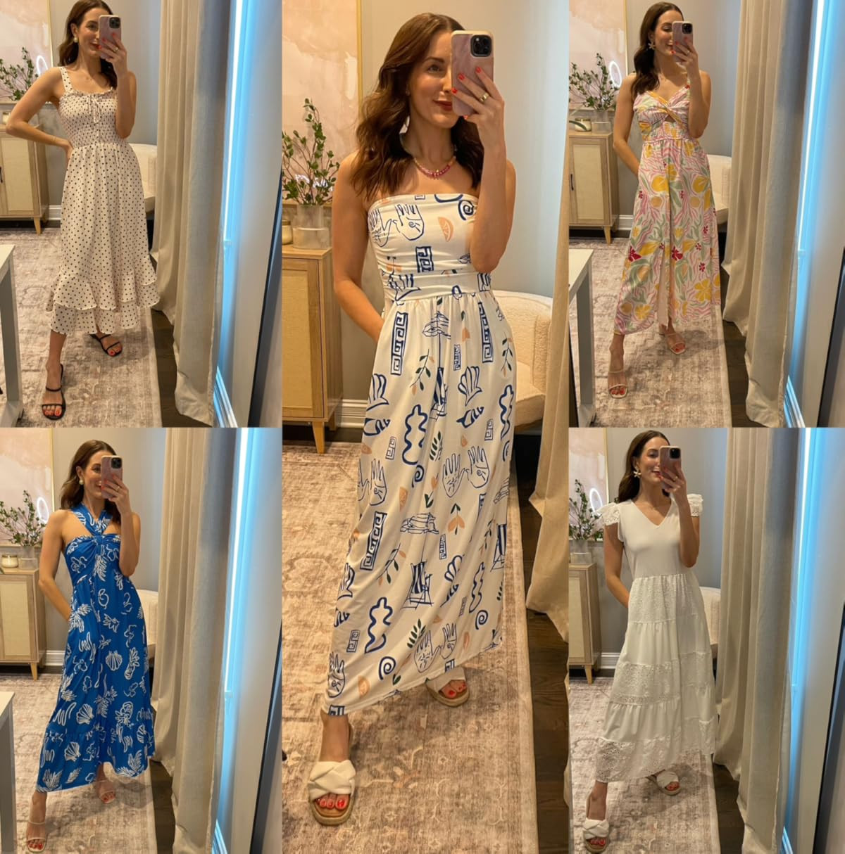 Rounded up the cutest Amazon vacation dresses — breezy, flattering, and perfect for beach trips, dinner dates, or exploring new cities. I am 5'4.5 and wearing a small in each. ✨

amazon vacation dresses, date night outfits, summer outfits 

 