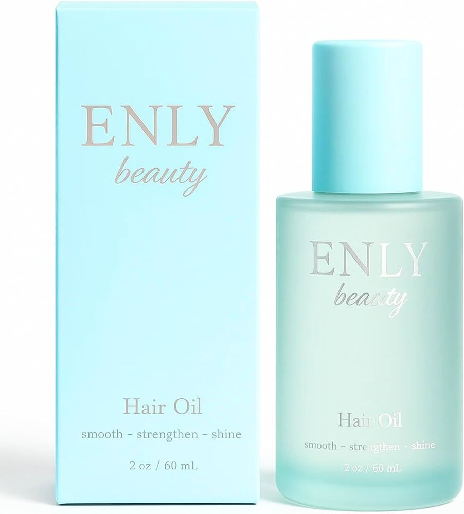 enly beauty- Dimethicone Anti-Frizz Nourishing Hair Oil | Dimethicone + Macadamia Oil + More | Amazon (US)
