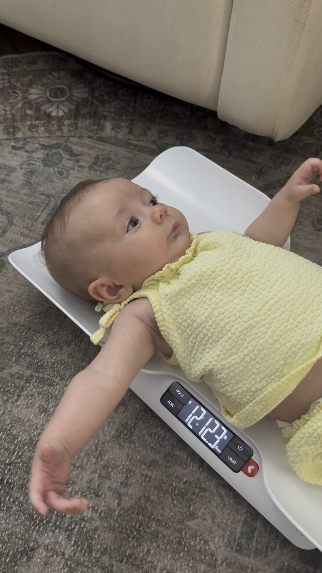 Baby scale - I was always wondering if she was gaining the appropriate amount of weight weekly when I changed her feeding schedule. Now I weight her weekly and hooks up Bluetooth to your phone to track weight! 


#newmom #baby #newborn 

#LTKFamily #LTKBaby #LTKKids