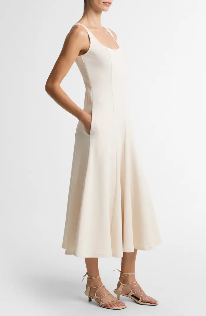 Square Neck Midi Dress | Nordstrom