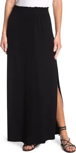 GO COUTURE Side Slit Ruffled Maxi Skirt | Nordstromrack | Nordstrom Rack