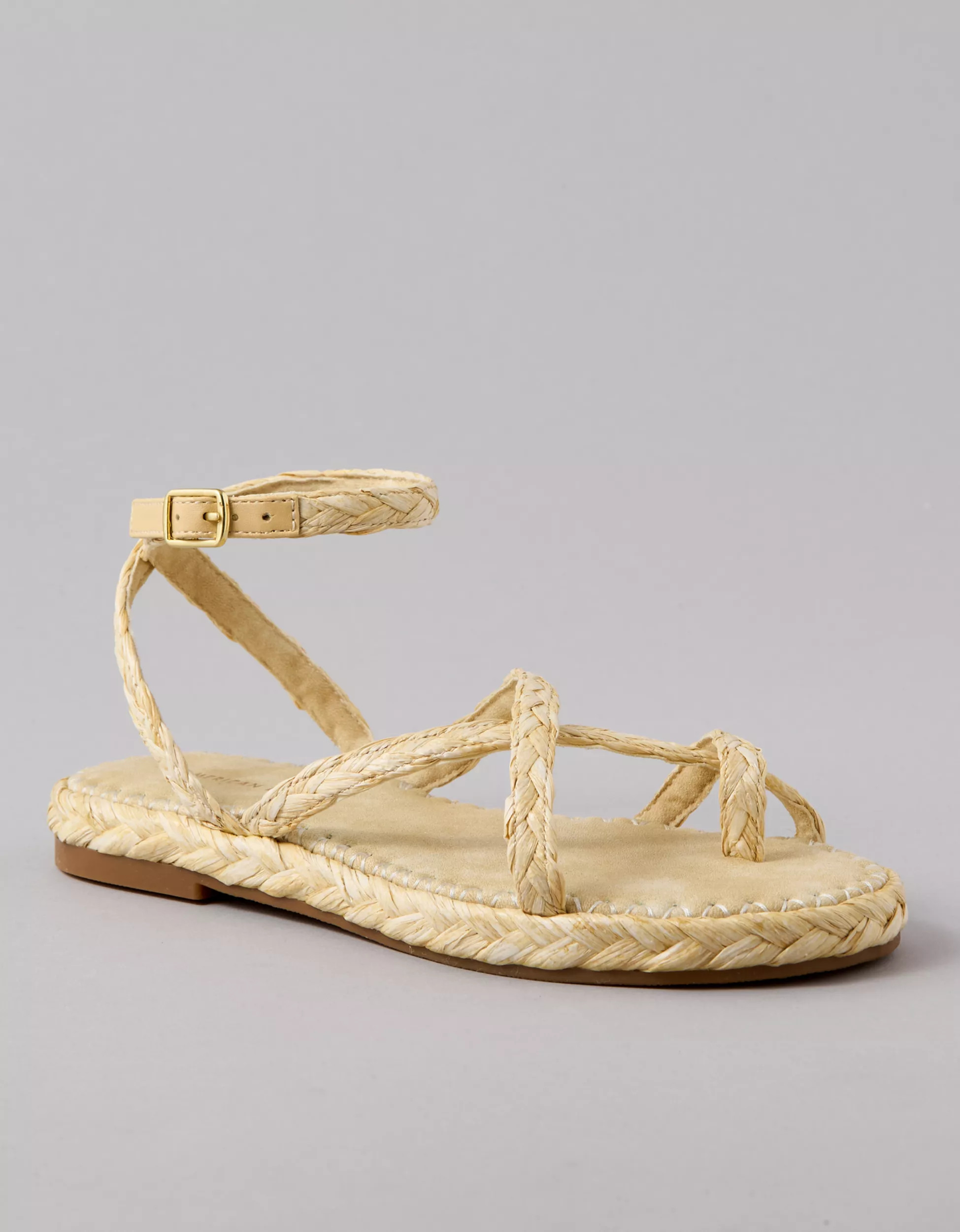 AE Raffia Espadrille Sandal | American Eagle Outfitters (US & CA)