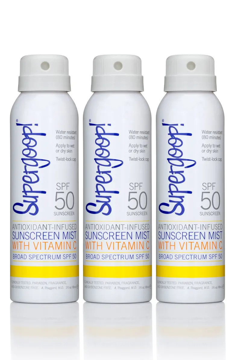 SPF 50 Antioxidant Infused Sunscreen Mist Trio | Nordstrom